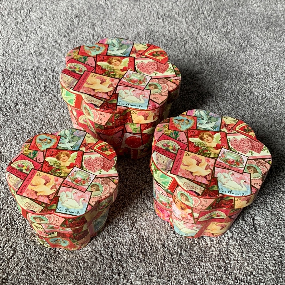 The Gifted Line Nesting Victorian Gift Boxes